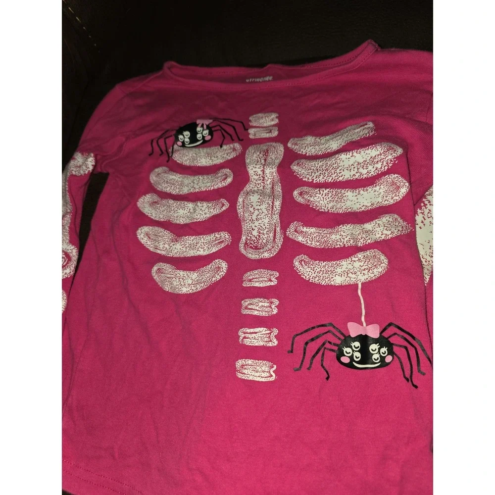Gymboree fall autumn Halloween skeleton pajamas gymmies sleep size 8